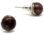 R. M. ékszer Ásvány fülbevalók Fülbevaló golyó kvarc tibeti 11-12mm (087310)