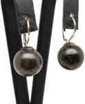 R. M. ékszer Ásvány fülbevalók Fülbevaló golyó labradorit záras 10-11mm (087629)