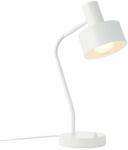 Nova Luce Veioza/Lampa de masa design nordic Matis alba (2412305001 NL)