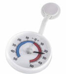Hama analóg ablakos hőmérő/ kerek/ fehér