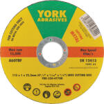 York 115x1x22.23mm a60tbf inoxvágókorong, t41 (YRK2304770K)