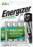 Energizer Tölthető elem, AA ceruza, 4x2300 mAh, előtöltött, ENERGIZER "Extreme (E300624600)