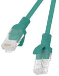 Lanberg Cablu patch CAT. 5E UTP 10M verde Fluke Passed (PCU5-10CC-1000-G)