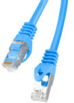 Lanberg Cablu patch CAT. 6 FTP 1M albastru Fluke Passed (PCF6-10CC-0100-B)