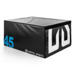 Capital Sports Rookso Soft Jump box, plyo box / plyometrikus doboz, 45 cm, fekete (FIT13-Rookso) (FIT13-Rookso)