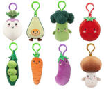  Kulcstartó, 12 cm plüss zöldség, 8 féle (456185)