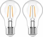 AlzaPower LED 8-75W, E27, 2700K, izzószál, set, 2db (APW-LBA27-82700FC2)