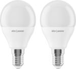 AlzaPower LED 8-55W, E14, P45, 2700K, 2 db (APW-LBP14-82700KM2)