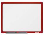  No brand BoardOK fehér mágneses tábla, 60 x 45 cm, piros