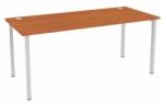  No brand Abonent irodai asztal, 180 x 80 x 75 cm, egyenes kivitel, Oxford cseresznye mintázat - manutan - 175 781 Ft