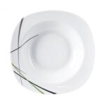 Orion Szögletes porcelán mélytányér GREEN (128255)