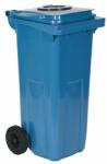  No brand Műanyag kültéri konténerek szelektív hulladékgyűjtésre nyílással, űrtartalom 120 l, kék