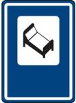  No brand Szálloda vagy motel (IJ10) közlekedési tábla