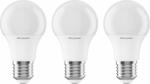 AlzaPower LED 9-60W, E27, 2700K, set, 3db (APW-LBA27-92700KM3)