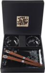 Made In Japan Sushi set Black Sakura 6 db (MIJC0317)