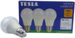 TESLA Tesla - LED izzó BULB E27, 9 W, 230 V, 1055 lm, 25000 h, 3000K meleg fehér, 220°, 3 db a csomagban (BL270930-3PACK)