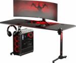 Diablo Chairs Diablo X-Mate 1600 Gamer asztal - Fekete/Piros (5904405571415)