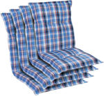Blumfeldt Prato, pernă tapițată, pernă pentru scaun, spătar mic, scaun de gradină, poliester, 50x100x8cm (CPT10_10231693-4_) (CPT10_10231693-4_)