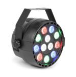 Beamz Party, reflector UV PAR, 15 W, 12 x LED UV, modul DMX și stand alone, afișaj LED, negru (Sky-153.232) (Sky-153.232)