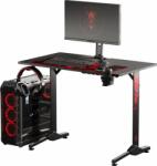 Diablo Chairs Diablo X-Mate 1000 Gamer asztal - Fekete/Piros (5904405571408)