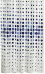  Fürdőszoba függöny - 180x200 cm - Pöttyös kék