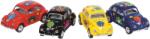Goki Masinuta Die Cast VW Beetle Classic, scara 1: 64, lungime 6, 5cm, cu print floral (GOKI12088)