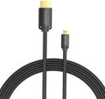 Vention Cablu HDMI-D tata la HDMI-A tata 4K HD 1, 5 m Vention AGIBG (negru) (056400)