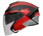 MT Helmets Casca open MT Cosmo SV Cruiser roșu-negru-gri mat (MT1361B621351)
