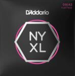 D'Addario NYXL0942 corzi de chitară electrică, bobină de nichel, New York XL, 09-42 (NYXL0942)