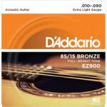 D'Addario EZ900 corzi de chitară acustică, 85/15 bronz, 10-50 (EZ900)