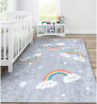  SZIVÁRVÁNY világosszürke csúszásgátlós szőnyeg Méret: 80x150 cm (DW85997/1A)