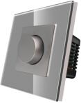 Luxion Fényerőszabályzós, Dimmer, Mechanikus Kapcsoló Variátorral Kristályüveg, Nedvességálló - szin szurke