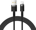 JOYROOM Liquid Silicone USB-A - Lightning Kábel - 1.2m 2.4A - Fekete (S-1224N2)