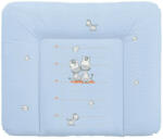  Ceba Baby puha pelenkázó lap 85*72 cm - kék zebra
