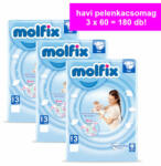 Molfix Havi pelenkacsomag Jumbo (3-as) 4 - 9 kg (180 db/cs)