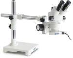 KERN Állványos sztereó mikroszkóp készlet trinokulár tubussal, 7x - 45x nagyítással, felső LED-es megvilágítással, KERN OPTICS OZM 903 (OZM_903)