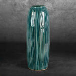  Rea kerámia váza Zöld/bézs 17x17x36 cm