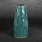  Rea kerámia váza Zöld/bézs 16x16x34 cm