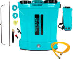 DETOOLZ Pompa de stropit Detoolz 16 litri cu acumulator, 8Ah, pompa presiune de 5, 5 bar si suport lombar (DZ-PA1006-S001-G01) Pulverizator