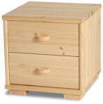 Etsberger Fenyőbútor Etsberger Vanessa éjjeliszekrény 2 fiókos 42x41x41