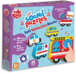 Reig Musicales Puzzle blocks cu sunete - Vehicule (RGRZ6615)