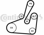 Continental Ctam Set curea transmisie cu caneluri CONTINENTAL CTAM 6PK1710K2 (6PK1710K2) - automobilus - 580,72 RON
