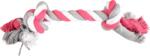 Flamingo Jim Playing Rope - rágókötél 2 csomóval, pink 40 cm 1 db