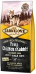 CARNILOVE Fresh Chicken Rabbit Adult 12 kg o surpriză pentru câinele tău GRATUIT!