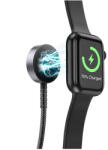 hoco. CW54 wireless töltő 2in1, ( Apple Watch + töltőkábel ) fekete - coolmobile