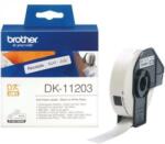 Brother DK-11203 Öntapadós etikett cimke tekercsben 17mm x 87mm (300 db) (DK11203)