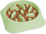 Yummie Bol pentru hrănire lentă, căței și pisici - 20 x 20 x 4, 5 cm - verde (60061C)