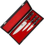DELLINGER Set Of 3 Dellinger Mirror Ss 3-Layers Knives In Wooden Gift Box (HDA10)