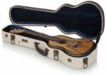 Gator GW-JM UKE-TEN Carcasă de lux din lemn pentru ukulele tenor, aspect vintage elegant, bej (GW-JM UKE-TEN)
