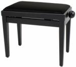 Proel PB85SSBBK Scaun de pian, lemn, mecanism din oțel negru, scaun din piele neagră: 525x295 mm m: 495-575 mm, (PB85SSBBK)
